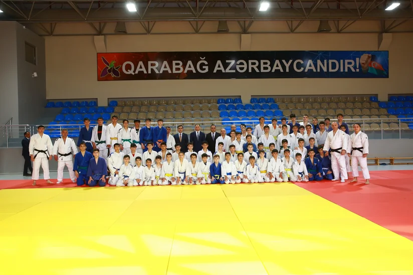 Rəşad Nəbiyev Goranboy və Naftalandakı cüdo bölmələrinə baxış keçirib