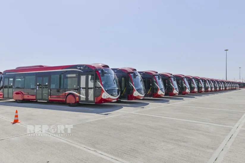 ​Azərbaycan paytaxtına gətirilən yeni sərnişin avtobusları iyulda istifadəyə veriləcək