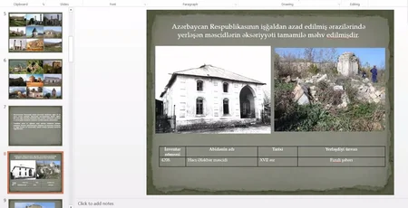İrəvan və Şuşadakı məscidləri təmir etməkdə məqsəd oradakı Azərbaycan izlərini itirməkdir