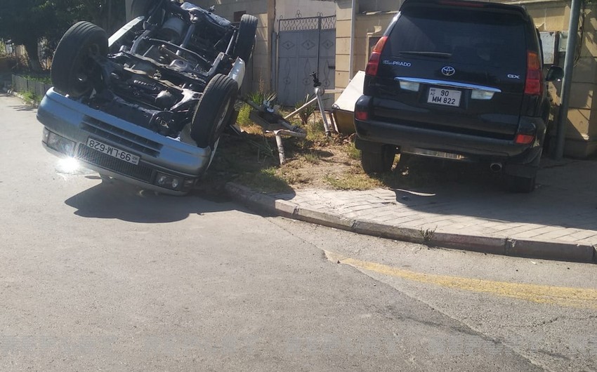 Salyanda yol qəzasında iki nəfər xəsarət alıb