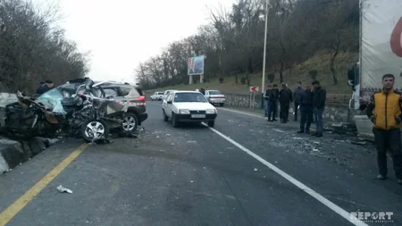 Türkiyə vətəndaşı Balakəndə yol qəzası törədib, ölən və yaralanan var - VİDEO - YENİLƏNİB-2