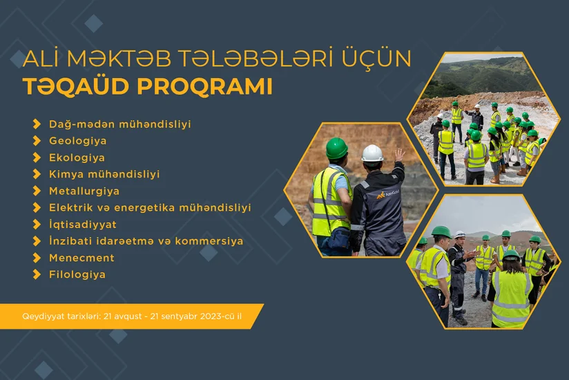 “AzerGold” ali məktəb tələbələri üçün növbəti “Təqaüd proqramı”  müsabiqəsi elan edir
