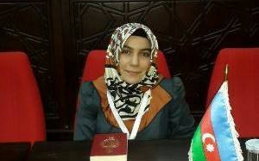 Azərbaycanlı xanım hafiz İordaniyada keçirilən beynəlxalq yarışmada diploma layiq görülüb