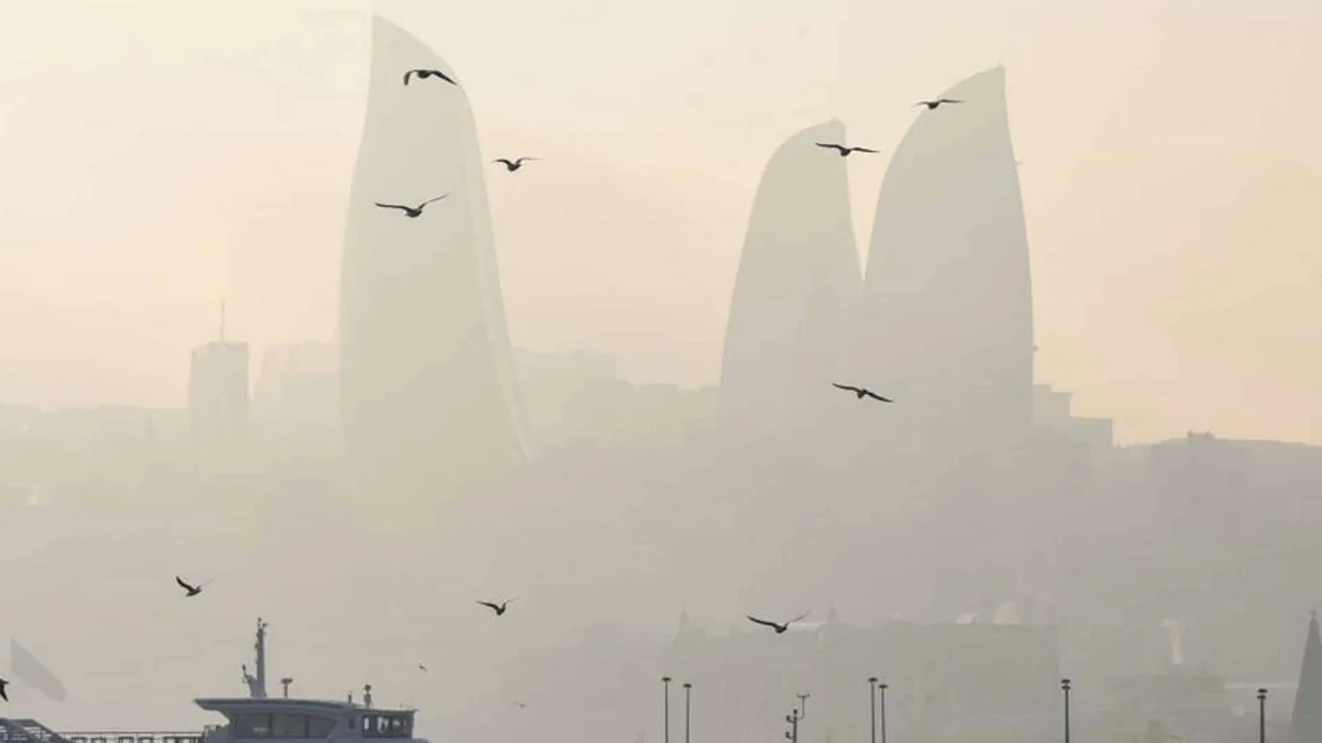 Bakıda atmosferdə tozun artması müşahidə olunur