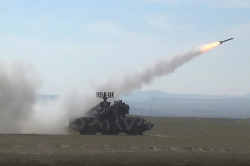 Войска ПВО Азербайджана выполняют боевые стрельбы