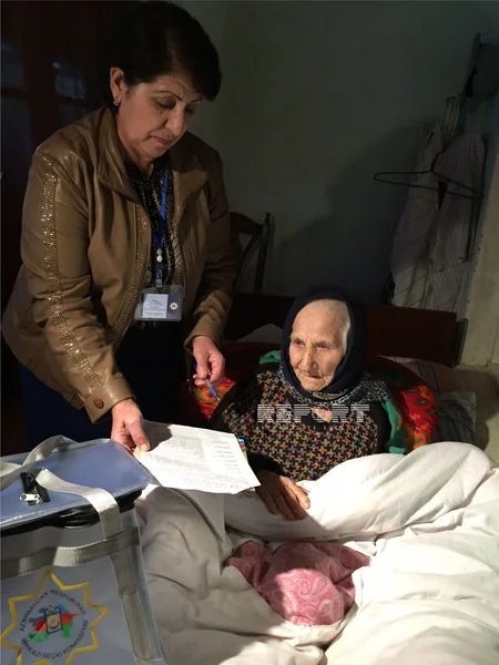 ​126-year-old woman voted in Azerbaijan - PHOTO