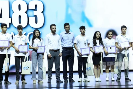 Respublika fənn olimpiadalarının qalibləri mükafatlandırılıb
