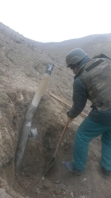 Xızıda 16 ədəd partlamamış hərbi sursat tapılıb
