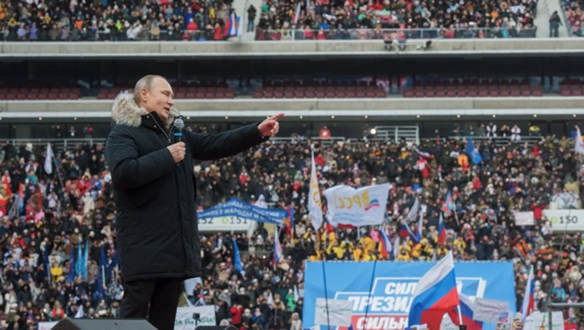 МВД России: На митинг в поддержку Путина в Москве пришли 130 тысяч человек