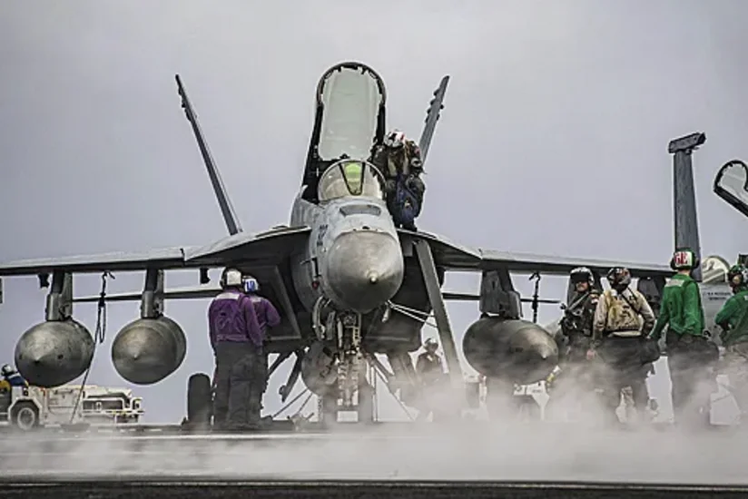 В Испании разбился истребитель F-18