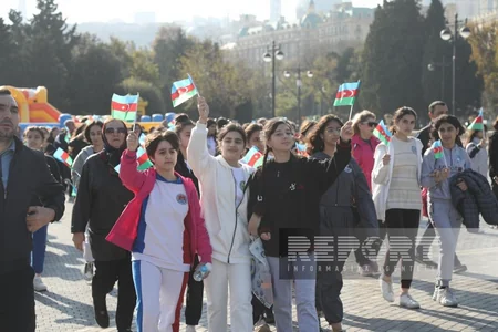 Bakıda “Gücümüz cəsarətimizdədir!” adlı yürüşün açılış mərasimi olub - YENİLƏNİB