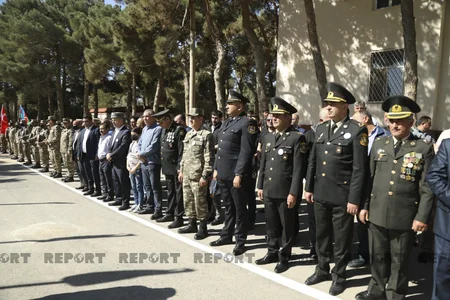 Abşeronda şəhid tankçıların xatirəsi əbədiləşdirilib