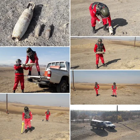 Qazaxda 4 ədəd top mərmisi tapılıb