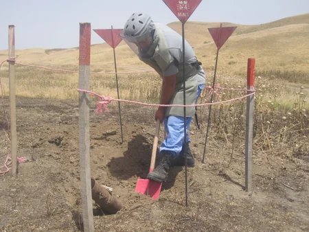 ​ANAMA top mərmiləri və tank əleyhinə mina aşkar edib