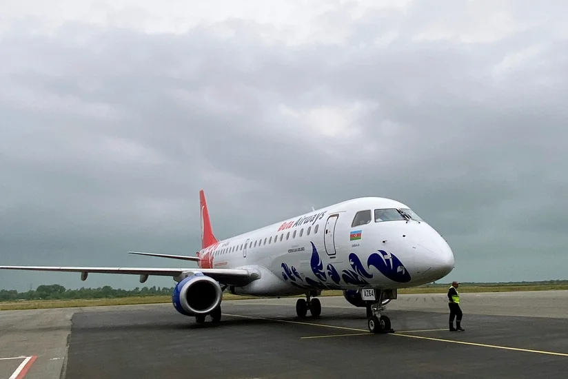 Buta Airwaysin təyyarəsi Həştərxanda kəskin hava şəraiti ilə əlaqədar Bakıya qayıdıb