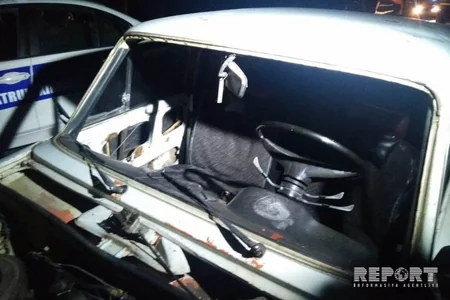 В Гахе грузовик врезался в легковой автомобиль