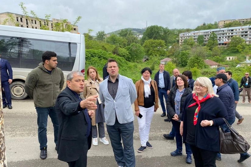 Estoniya parlamentinin nümayəndə heyəti Şuşada olub