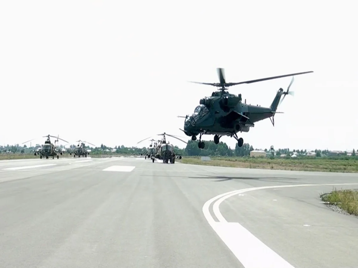 Air Force helicopter units conduct training flights - VIDEO