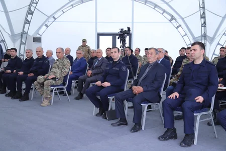 Prokurorluq orqanlarının əməkdaşları yeni səhra geyim formasından ilk dəfə Laçında istifadə edib
