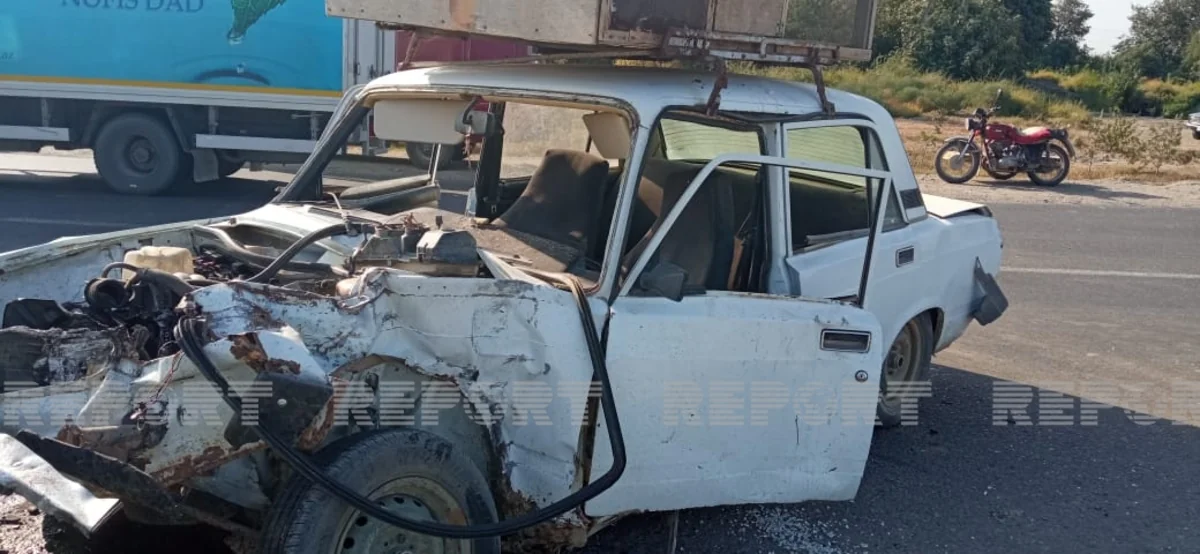Sabirabadda “KamAZ”la “VAZ-2107” toqquşub, ölən və yaralanan var