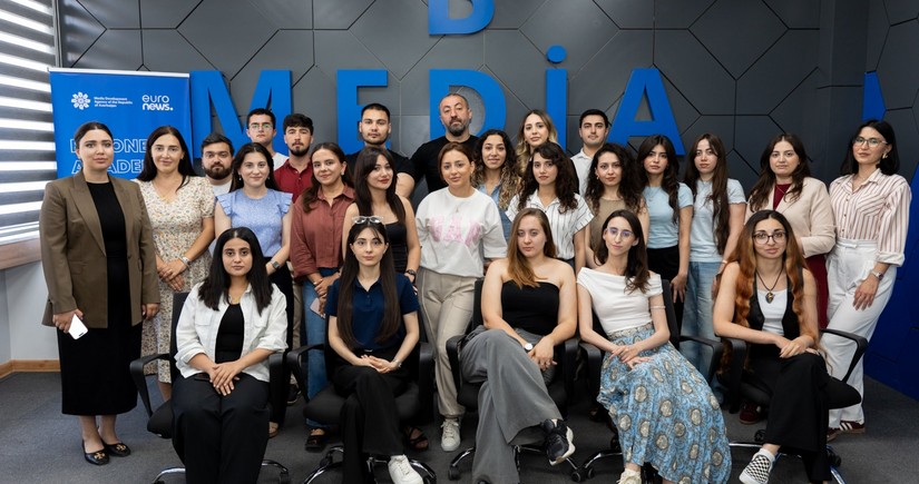 MEDİA və “Euronews”un birgə keçirdiyi beşgünlük təlim başa çatıb 