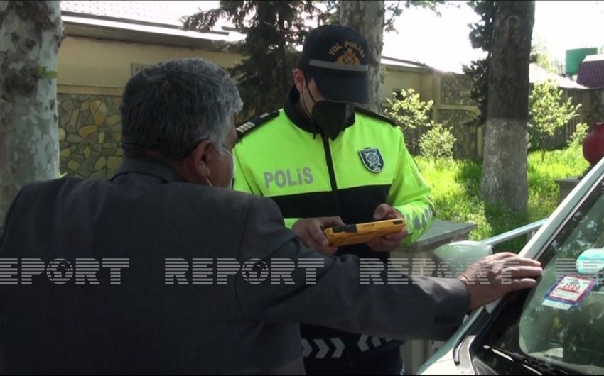 Göyçayda polis reyd keçirərək qaydaları pozan sürücüləri cərimələdi