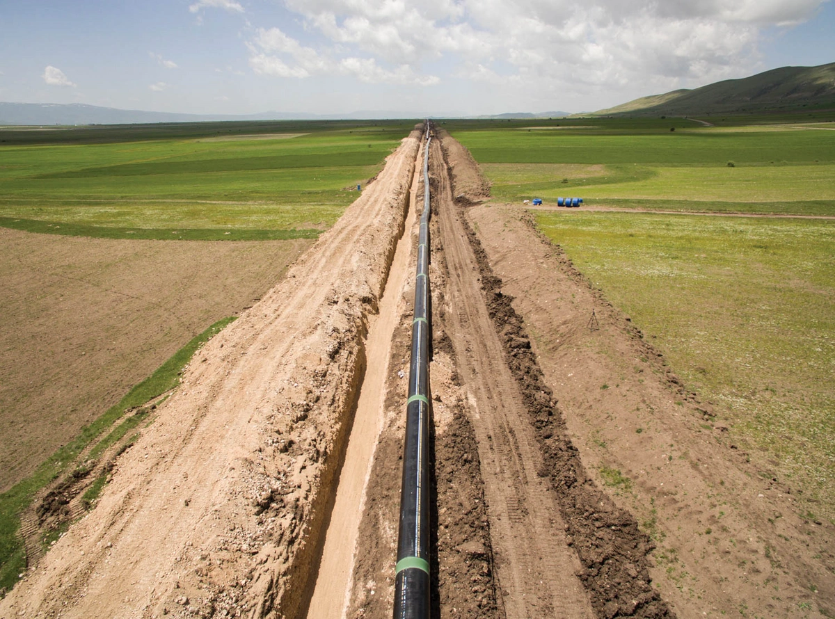 6.7 billion cubic meters of gas transported via TANAP