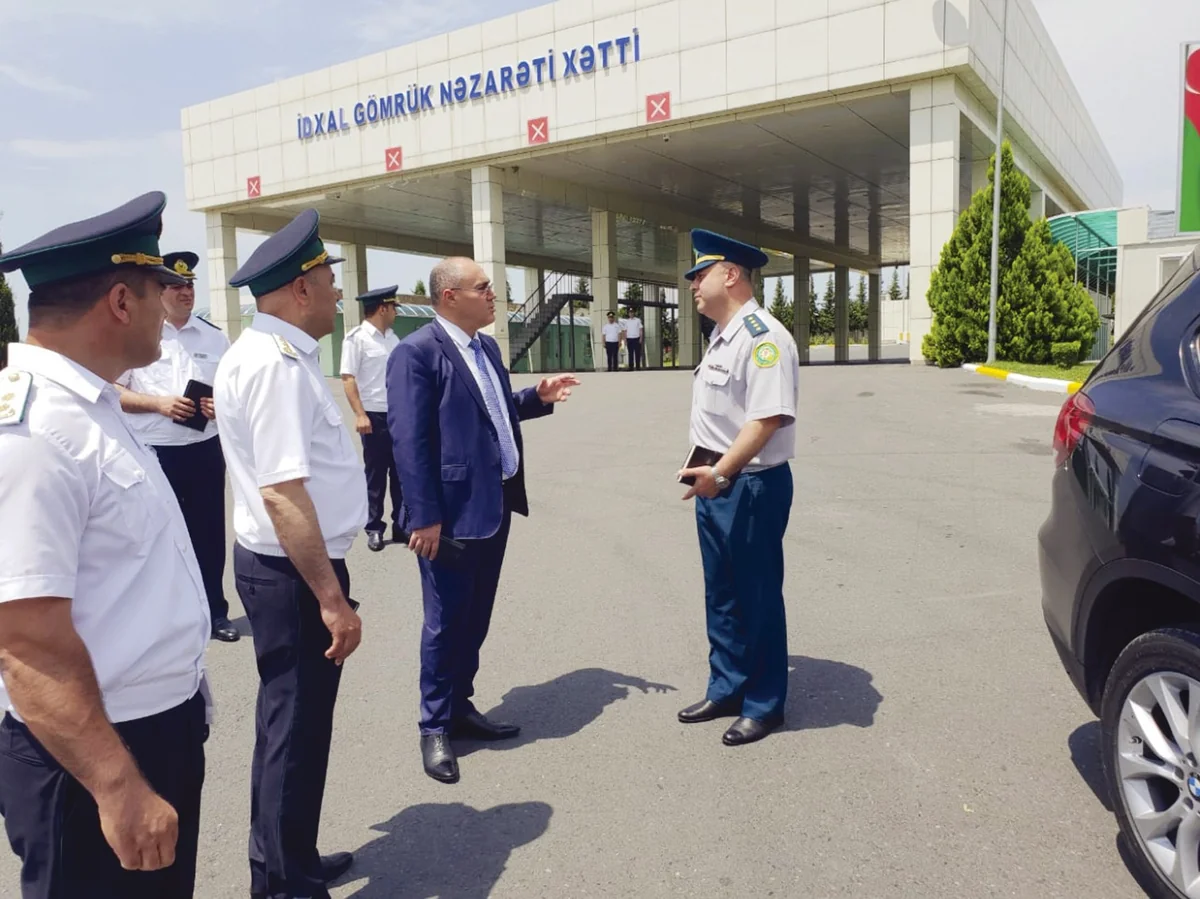 DGK-nın sədri Mazımçay gömrük postunda mövcud vəziyyətlə tanış olub
