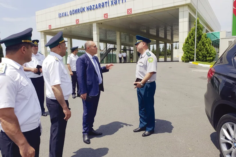 DGK-nın sədri Mazımçay gömrük postunda mövcud vəziyyətlə tanış olub