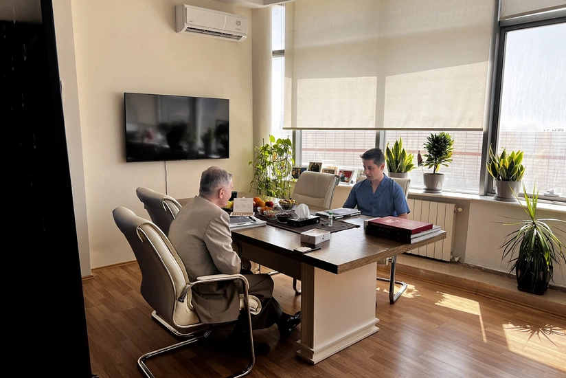 Fələstin səfiri Nizami Gəncəvi Beynəlxalq Mərkəzində olub