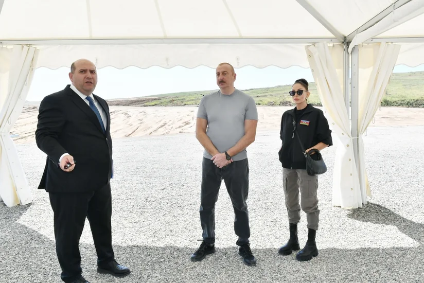 Füzuli rayonunun Pirəhmədli kəndinin təməli qoyulub