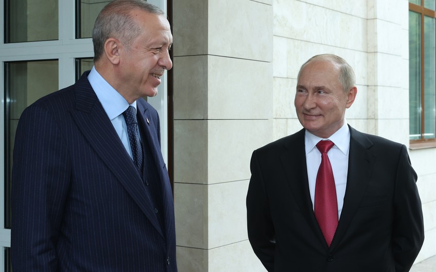 Ərdoğan Putinlə danışıqları məhsuldar adlandırıb