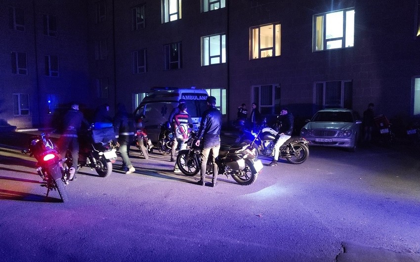 Bakıda piyadanı motosiklet vurdu