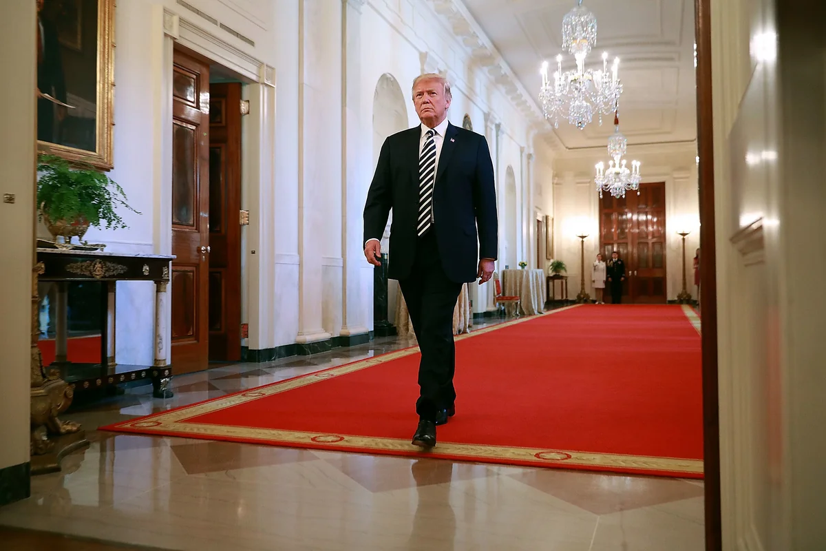 Trump's term ends, says State Department website