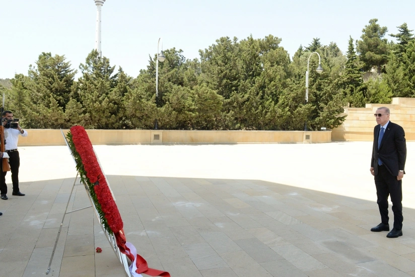 Prezident Rəcəb Tayyib Ərdoğan şəhidlərin xatirəsini ehtiramla yad edib