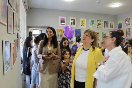 Hiss Art Space qalereyasında rəsm sərgisi keçirilib