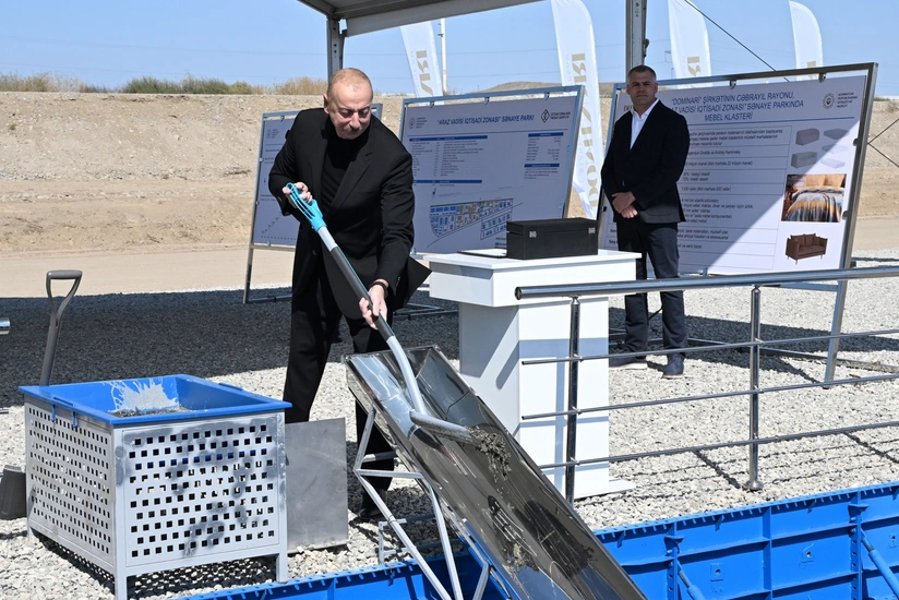 İlham Əliyev Cəbrayıl rayonunda “Prestij-Kimya” MMC-nin zavodunun təməlqoyma mərasimində iştirak edib - YENİLƏNİB