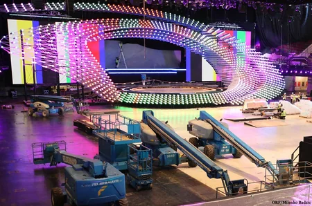 Designed stage of Eurovision-2015 contest presented