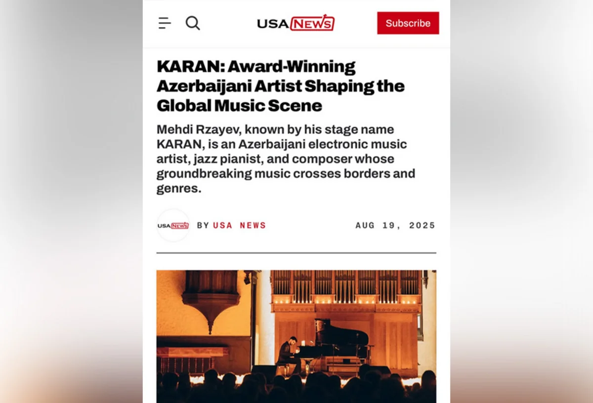 USA News: Azərbaycanlı gənc ifaçı qlobal musiqi səhnəsini formalaşdırır