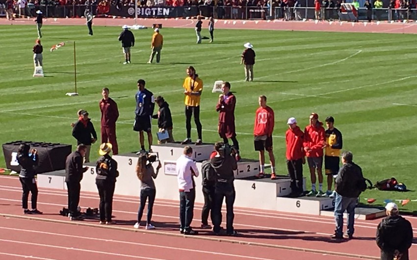 ​Azərbaycanlı tələbə ABŞ-da atletika yarışında iştirak edib