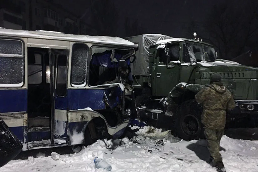В Донецкой области в ДТП с автобусом погибли трое, пострадали 26 человек