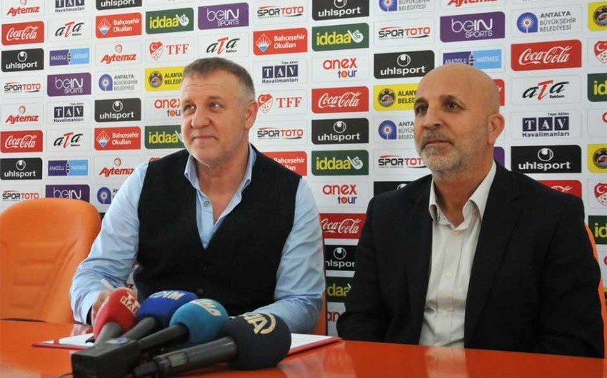 Türkiyənin “Alanyaspor” komandasına yeni baş məşqçi təyin olunub