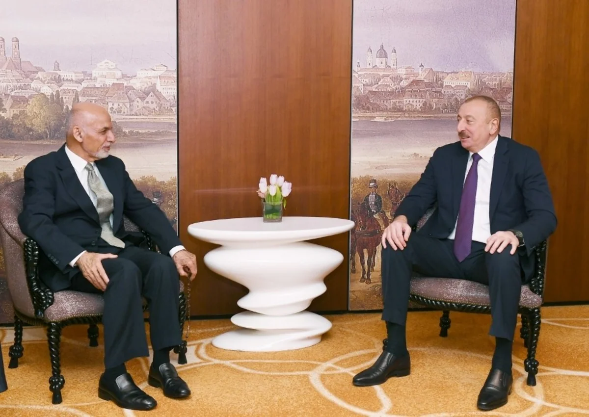Prezident İlham Əliyev Münhendə əfqanıstanlı həmkarı ilə görüşdü - YENİLƏNİB