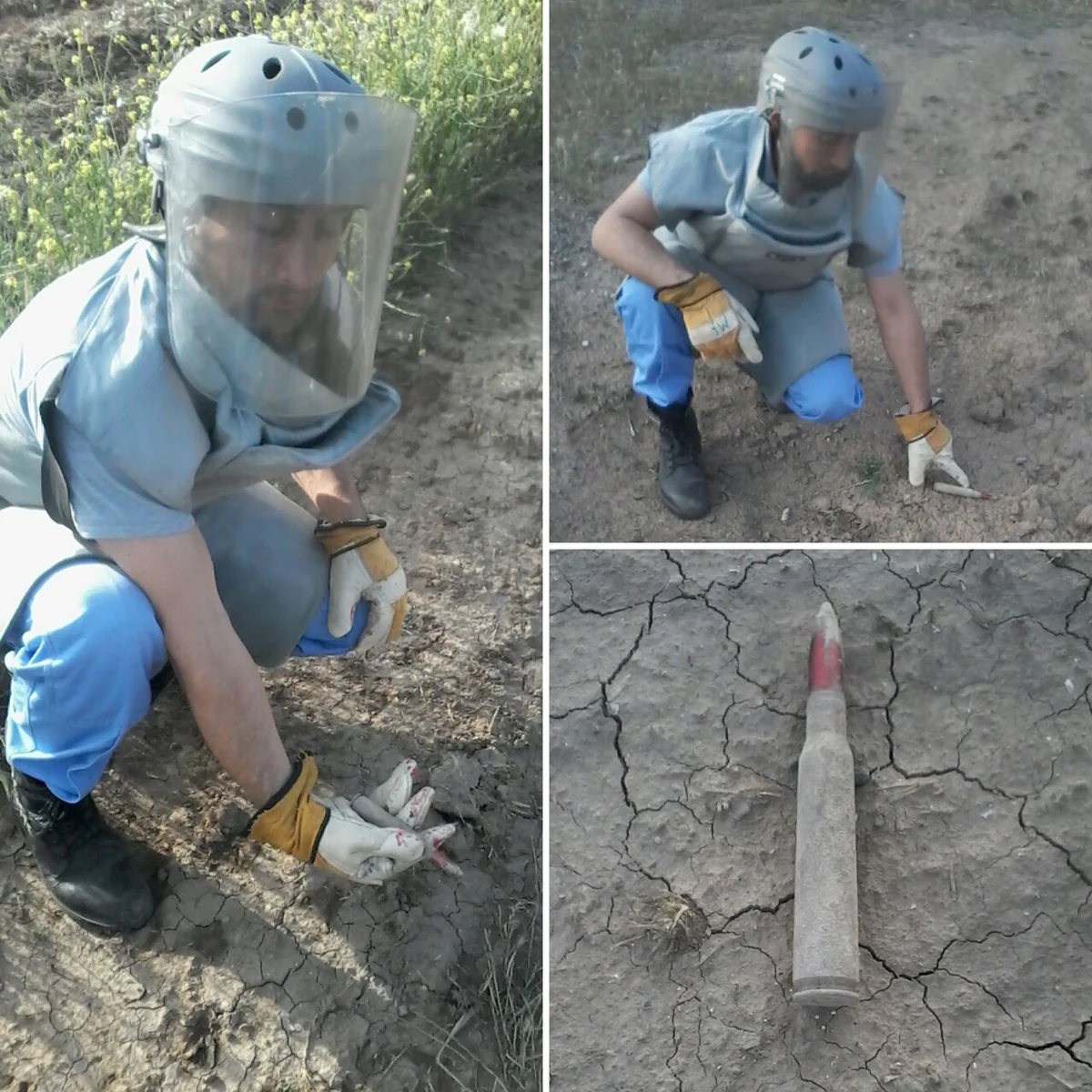 Füzuli rayonunda zenit top mərmisi aşkar edilib