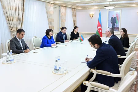Sahibə Qafarova Britaniyanın Azərbaycandakı səfiri ilə görüşüb