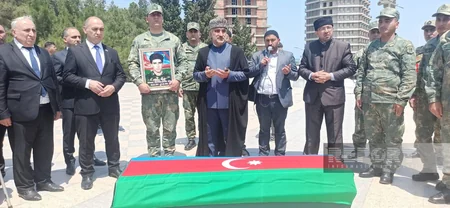 Sumqayıtda Birinci Qarabağ müharibəsinin şəhidi Elməddin Abbasov dəfn edilib - YENİLƏNİB