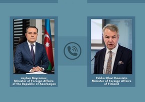 Ceyhun Bayramovun finlandiyalı həmkarı ilə telefon danışığı olub