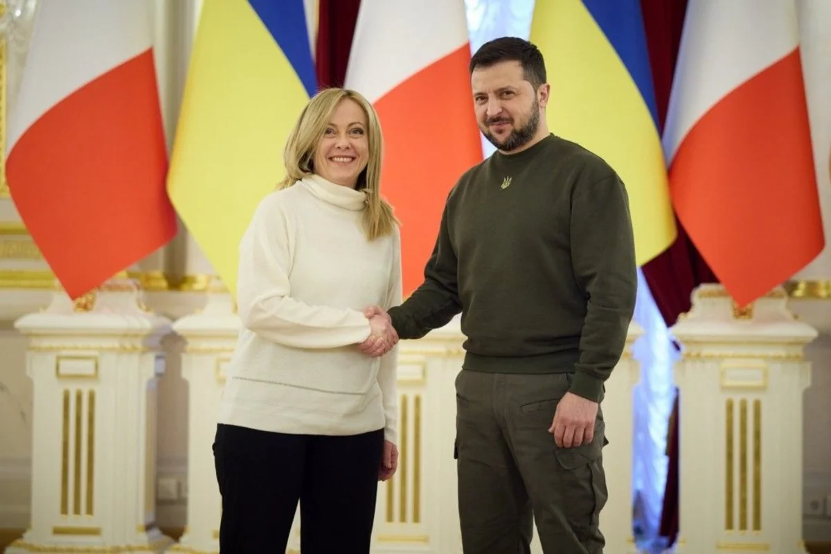 Премьер Италии провела встречу с президентом Украины на полях саммита G7