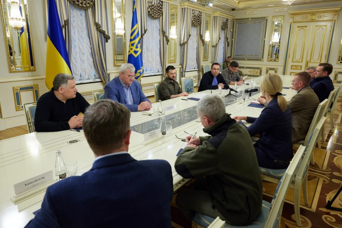 Ukrayna Prezidenti Baltikyanı ölkələrin XİN başçılarını qəbul edib