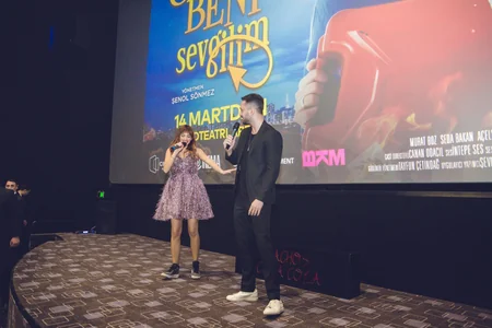 Мурат Боз и Седа Бакан в CinemaPlus - ВИДЕО